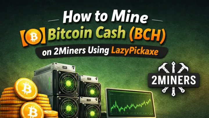 How to Mine Bitcoin Cash (BCH) on 2Miners Using LazyPickaxe