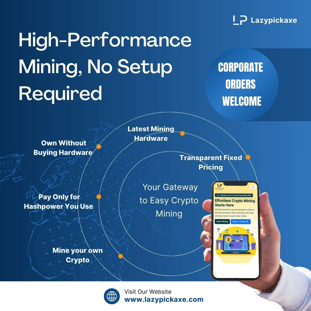 High-Performance Crypto Mining Platform for Businesses | Lazypickaxe