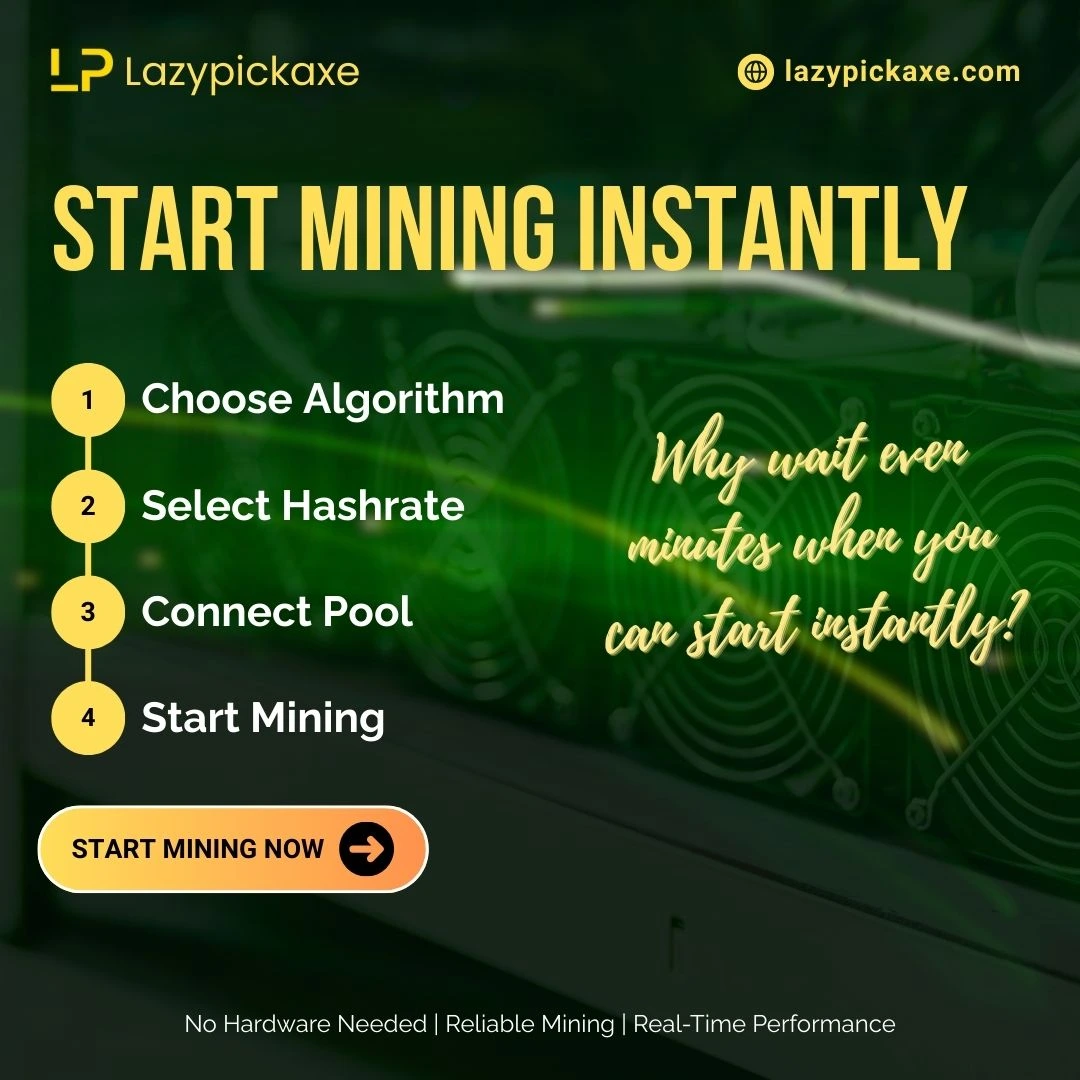Start Crypto Mining Instantly Without Hardware | LazyPickaxe